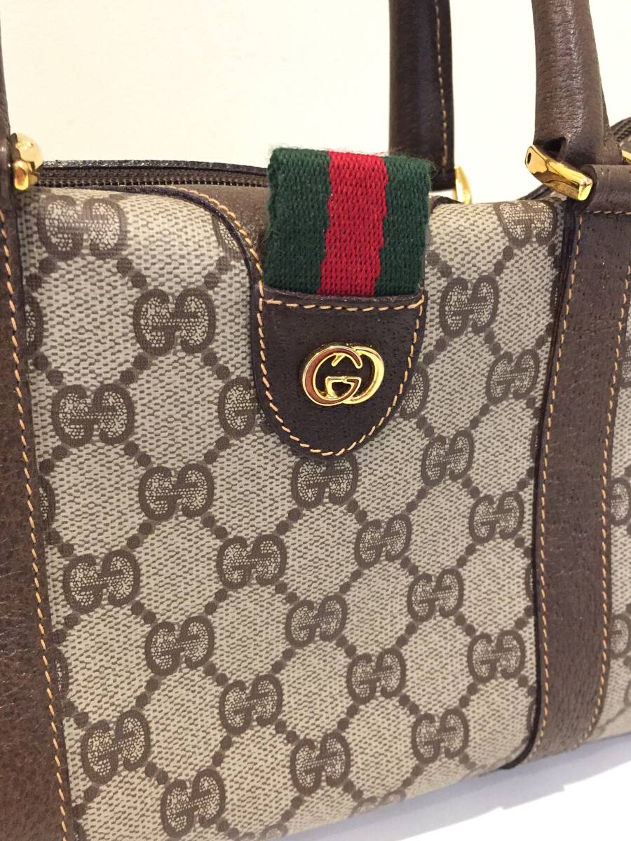 中古品】GUCCI グッチ オールドグッチ 40.02.006 ミニボストン 中古品】GUCCI グッチ オールドグッチ 40.02.006 ミニボストン