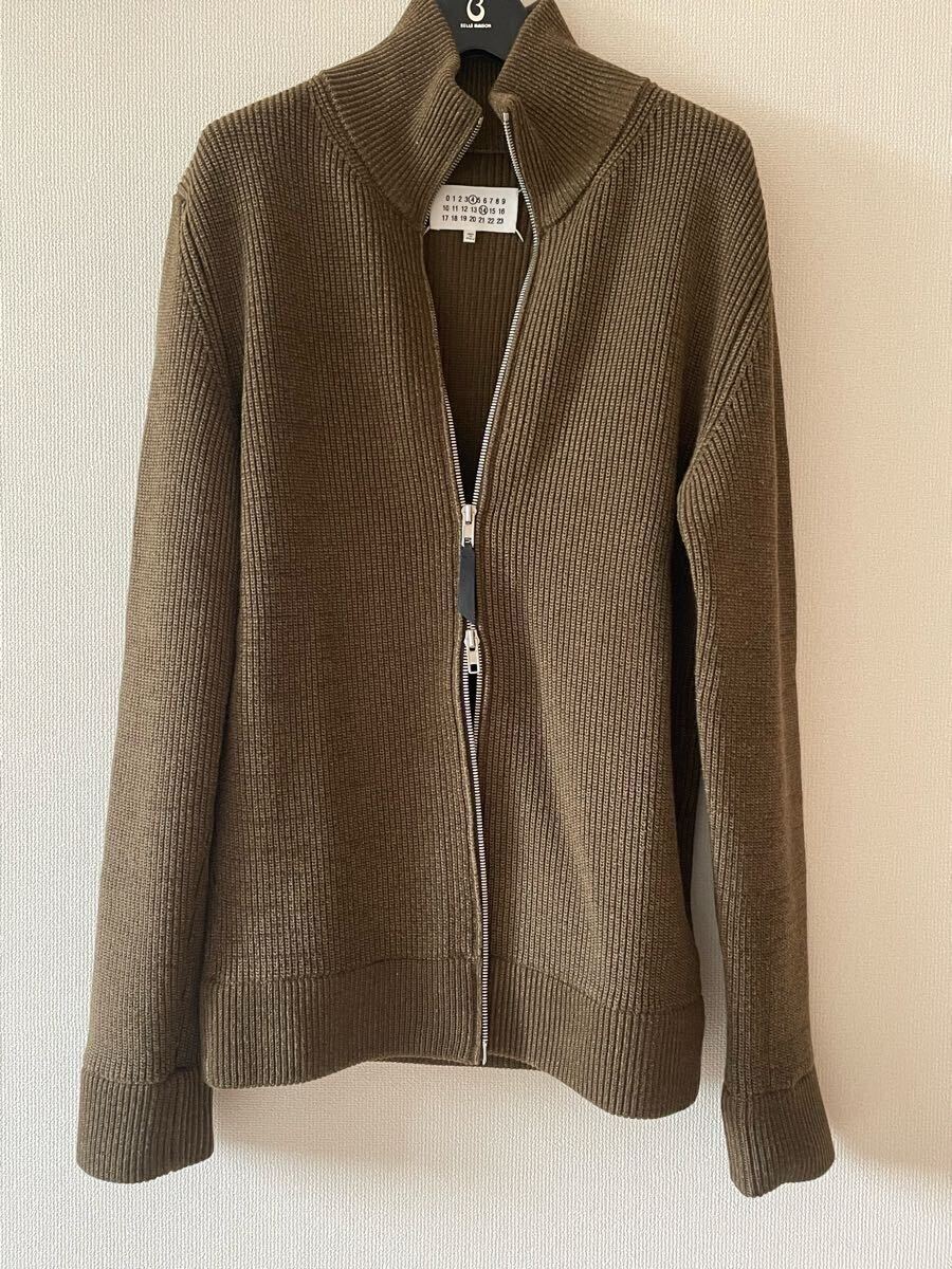 マルタン?マルジェラ ドライバーズニット オリーブ XSサイズ