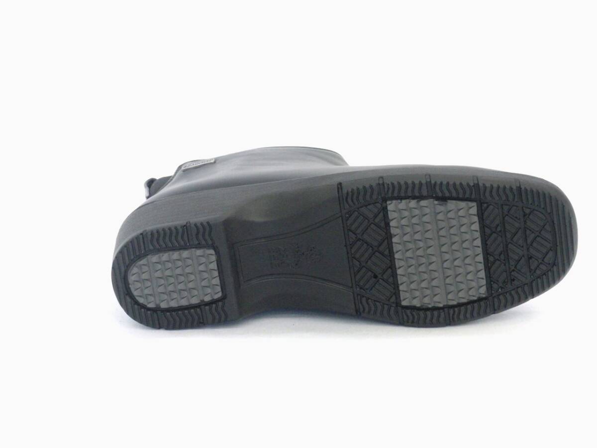 Pansy パンジー レインブーツ 4906 ブラック 24.5cm レディース雨靴 レインステップ 防水シューズ_画像7