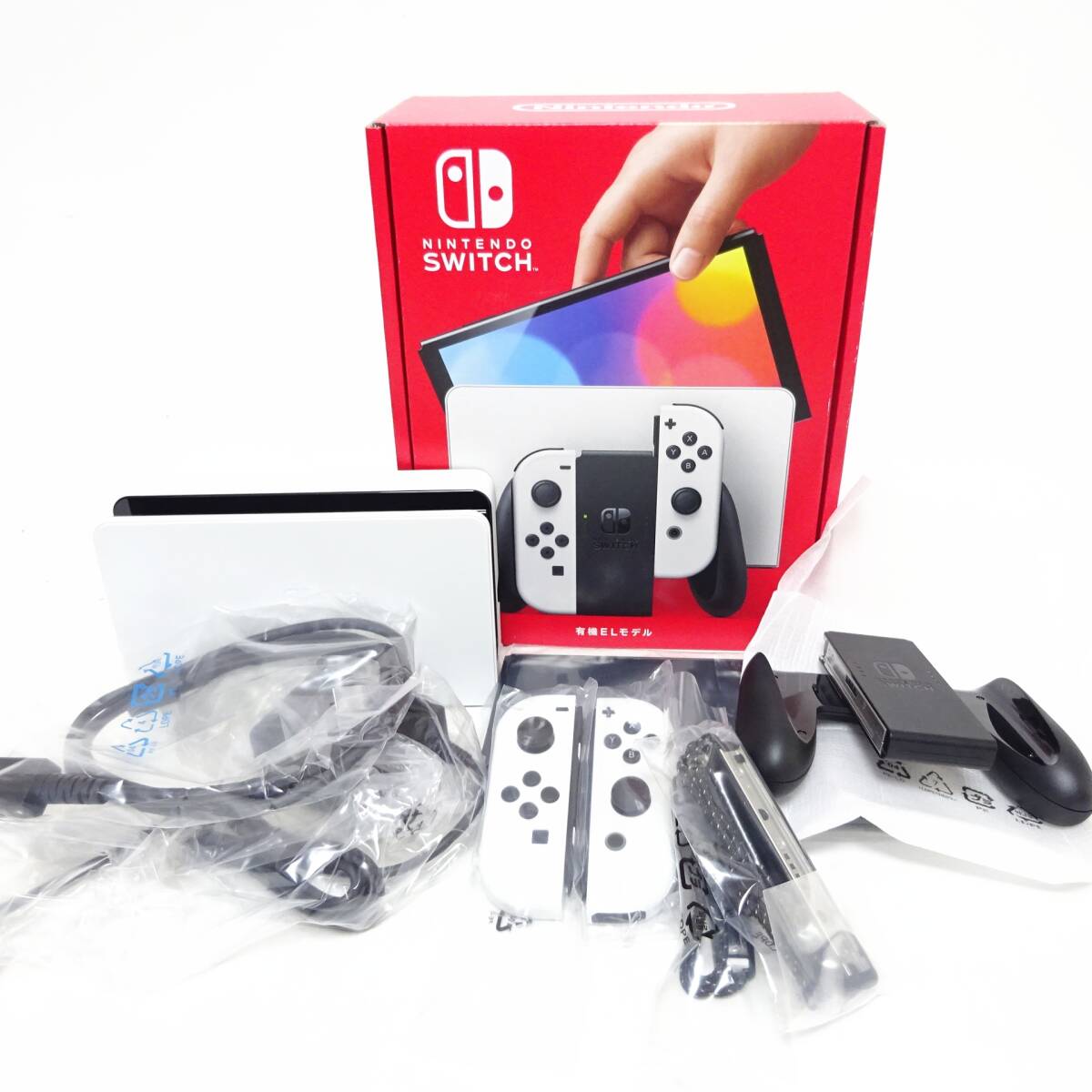 ②【未使用品】Nintendo Switch 有機ELモデル ホワイト 動作 ②【未使用品】Nintendo Switch 有機ELモデル ホワイト 動作