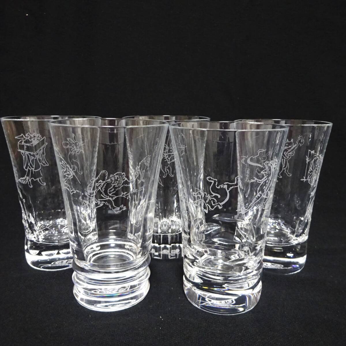 Baccarat バカラ ステラ シャトー 鳥獣戯画 グラス タンブラー Baccarat バカラ ステラ シャトー 鳥獣戯画 グラス タンブラー