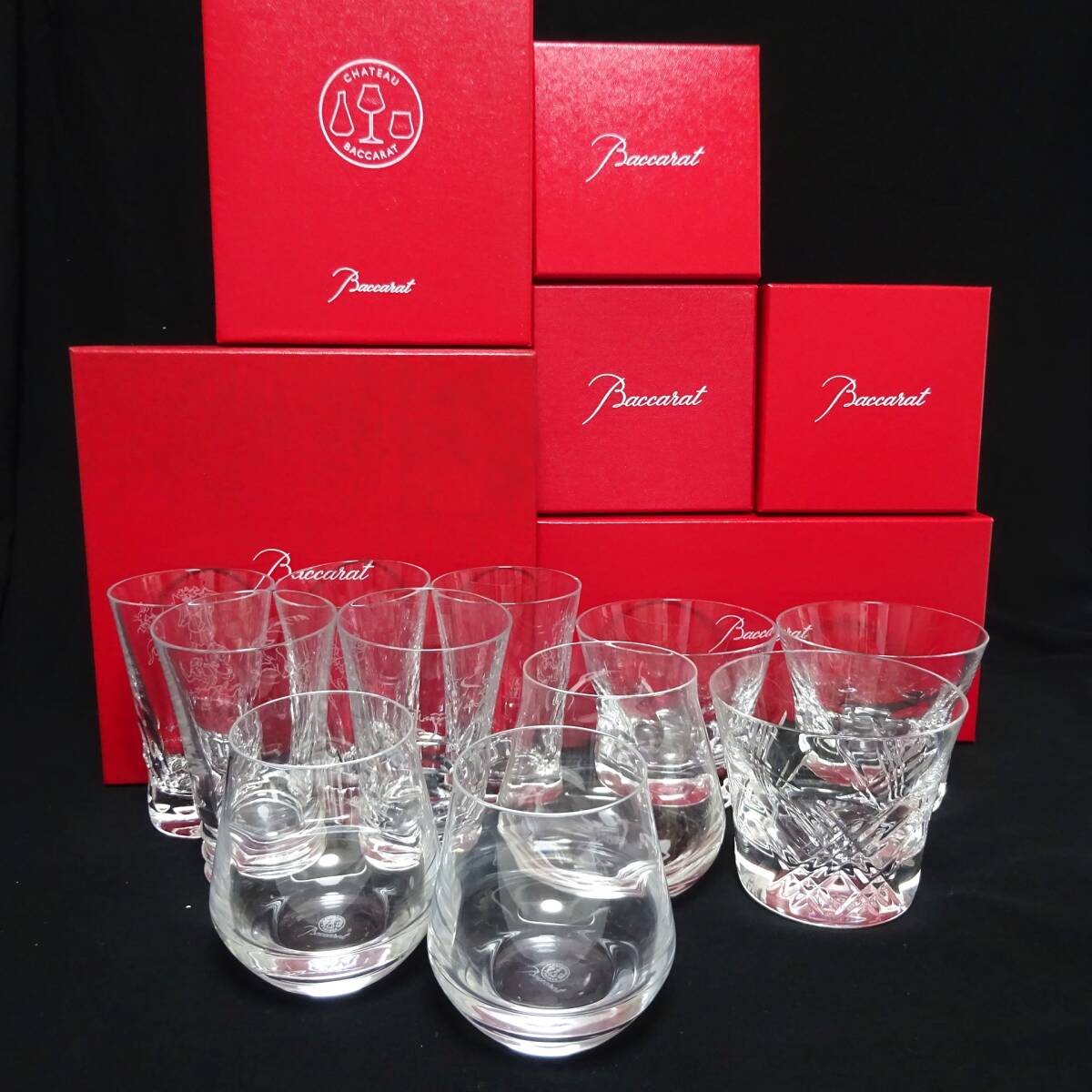 Baccarat バカラ ステラ シャトー 鳥獣戯画 グラス タンブラー Baccarat バカラ ステラ シャトー 鳥獣戯画 グラス タンブラー