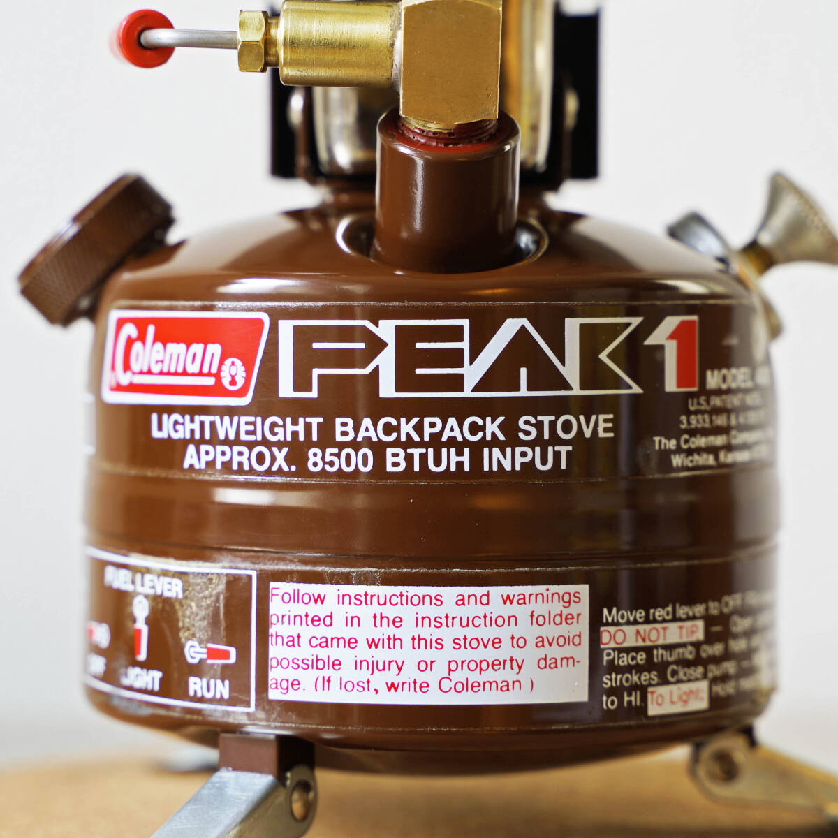 ほぼ新品】極希少 初代デカール コールマン peak1 400 1979年12 ほぼ新品】極希少 初代デカール コールマン peak1 400 1979年12