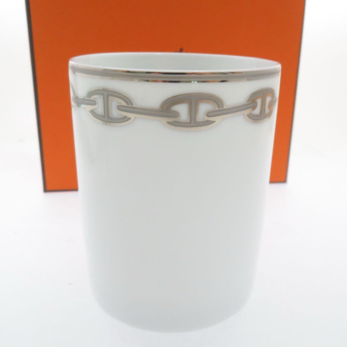 HERMES エルメス シェーヌ・ダンクル マグカップ 箱付き HERMES エルメス シェーヌ・ダンクル マグカップ 箱付き