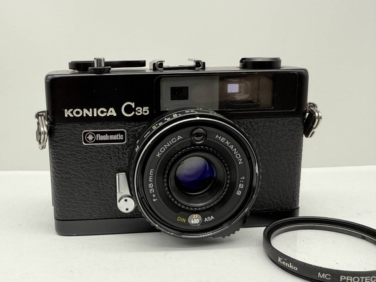コニカ KONICA C35 Flashmatic カメラ black ブラック 動作 コニカ KONICA C35 Flashmatic カメラ black ブラック 動作