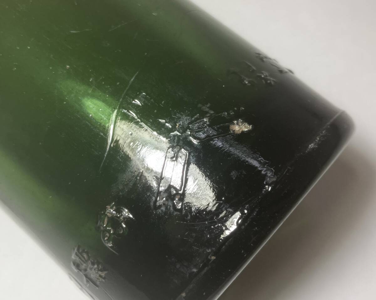 ☆蔵出し//戦前 和硝子 六角ラムネ瓶 ビー玉 日本麦酒鑛泉株式 ☆蔵出し//戦前 和硝子 六角ラムネ瓶 ビー玉 日本麦酒鑛泉株式
