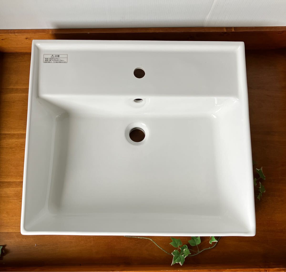 リクシル◆中古◆洗面臺 洗面ボウル 手洗器 陶器 ピュアホワイト L-555ANC BW1 W500xD450xH135 重量10kg ベッセル壁付兼用 引取歓迎 千葉県