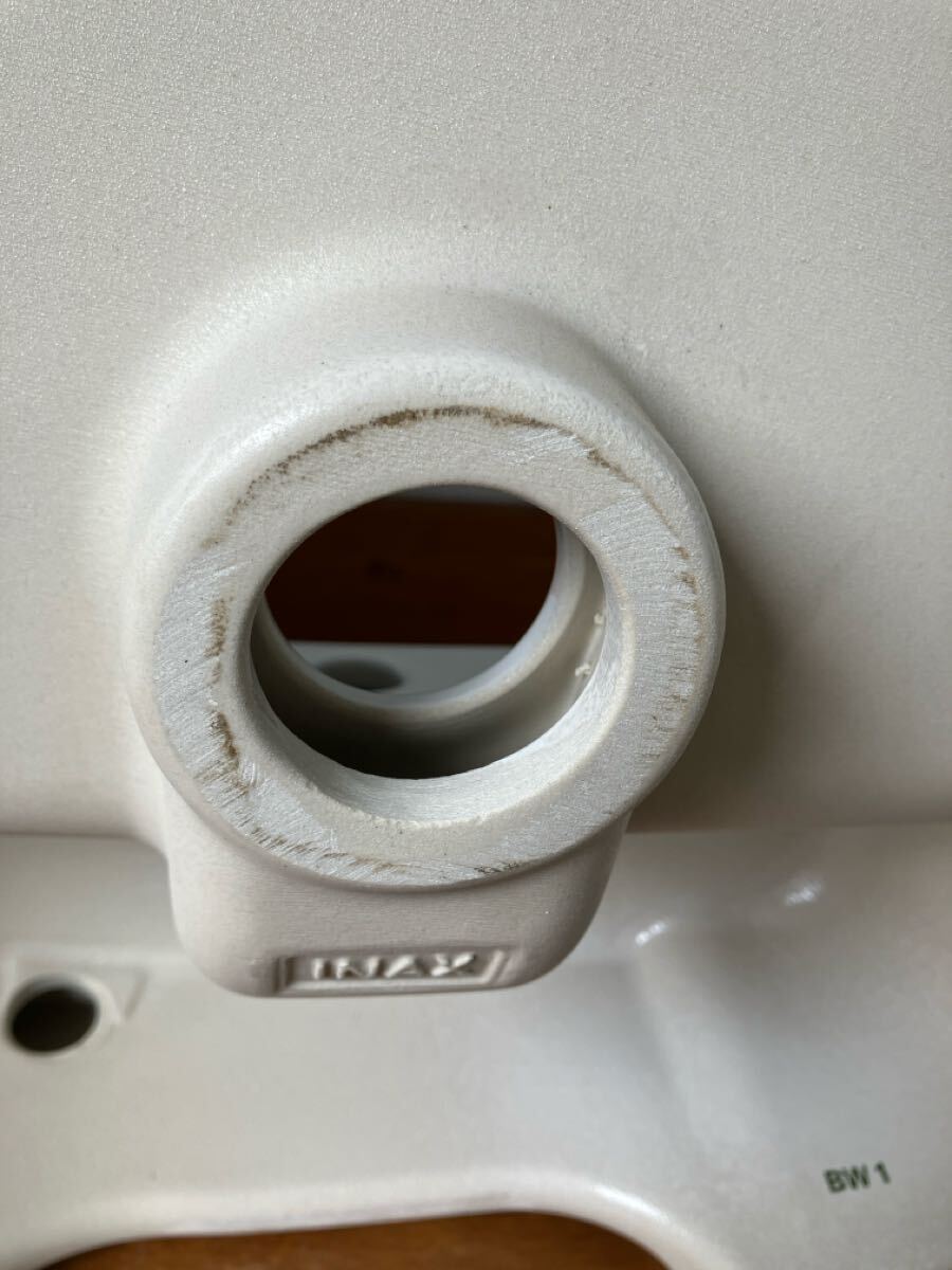 リクシル◆中古◆洗面臺 洗面ボウル 手洗器 陶器 ピュアホワイト L-555ANC BW1 W500xD450xH135 重量10kg ベッセル壁付兼用 引取歓迎 千葉県