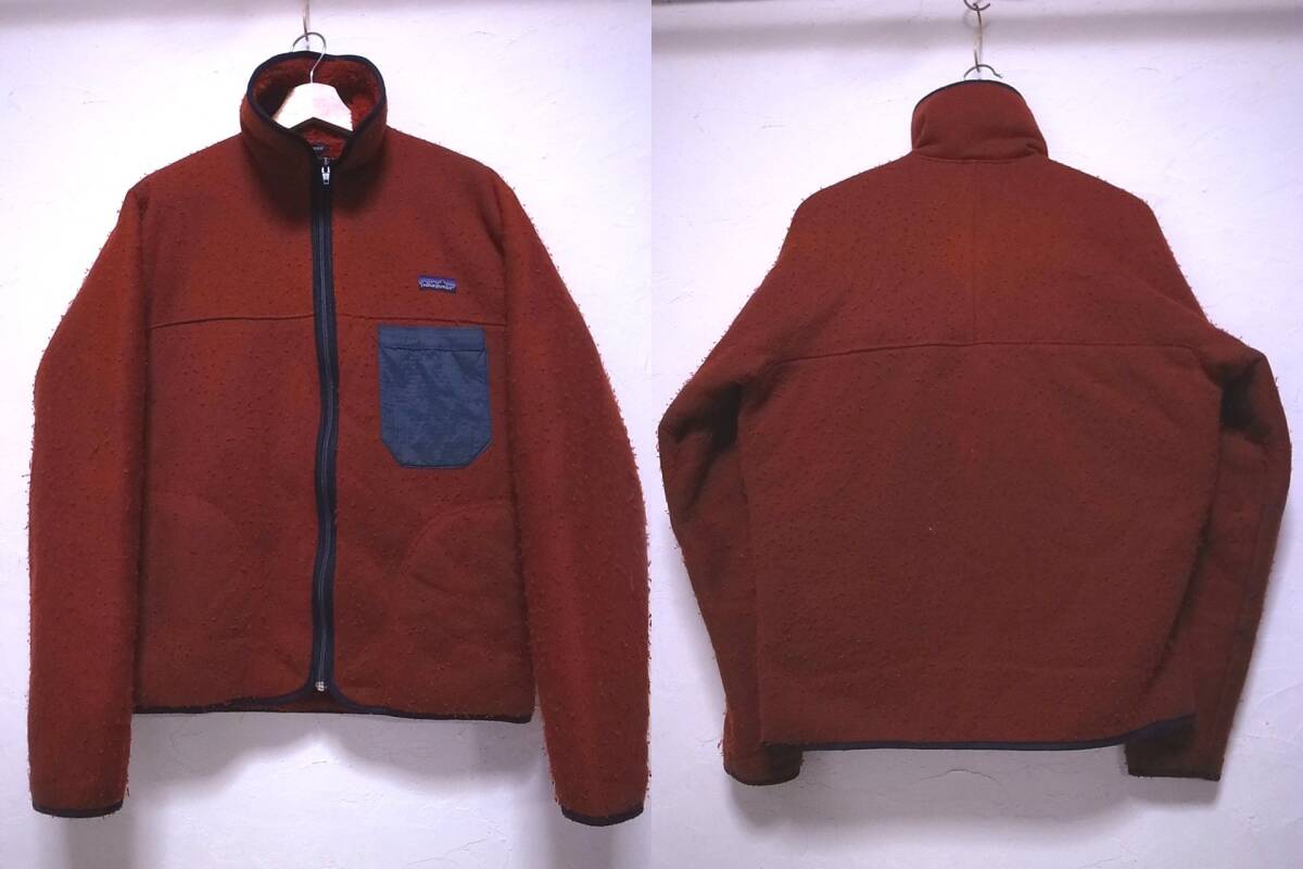 レンガ色】80s Patagonia パタゴニア パイルジャケット USA製 レンガ色】80s Patagonia パタゴニア パイルジャケット USA製