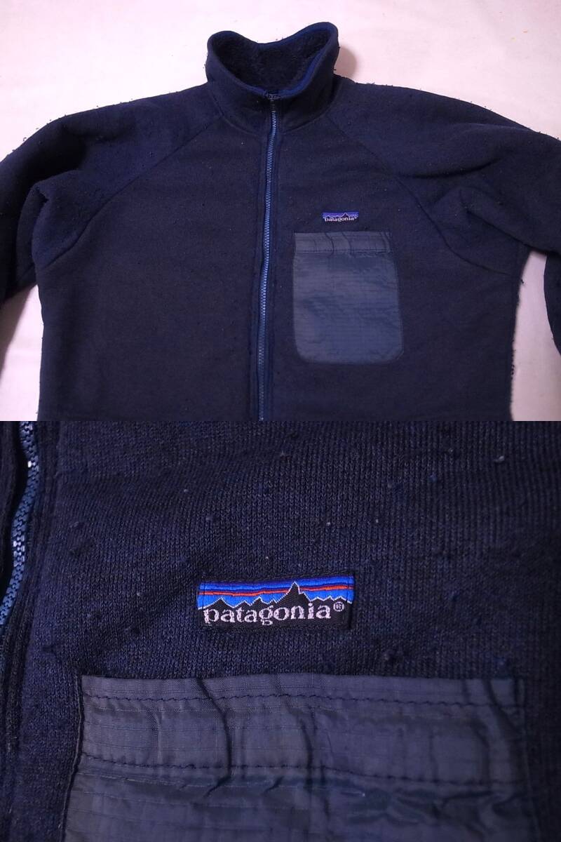 ネイビー】80s Patagonia パタゴニア パイルジャケット USA製 ネイビー】80s Patagonia パタゴニア パイルジャケット USA製