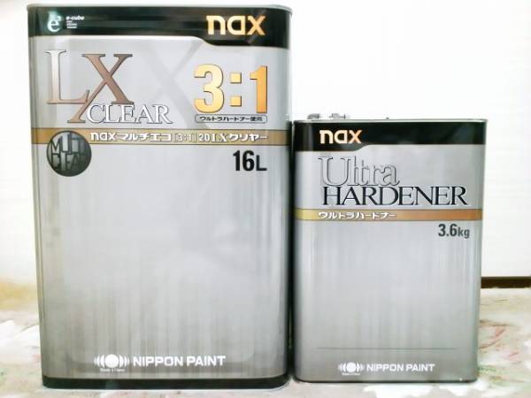 ニッペ　(3:1) 20LXクリヤー(クリア)　主剤690ｇ＋硬化剤230g（硬化剤は標(biāo)準(zhǔn)型、速干型選択可)　