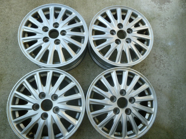 ☆トヨタ80系ノア ヴォクシー純正4本セット☆15インチ6J+50 5穴 ☆トヨタ80系ノア ヴォクシー純正4本セット☆15インチ6J+50 5穴
