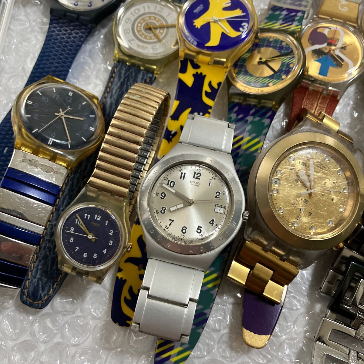 SWATCH 全てスウォッチ まとめ売り25点セット アイロニー等 SWATCH 全てスウォッチ まとめ売り25点セット アイロニー等