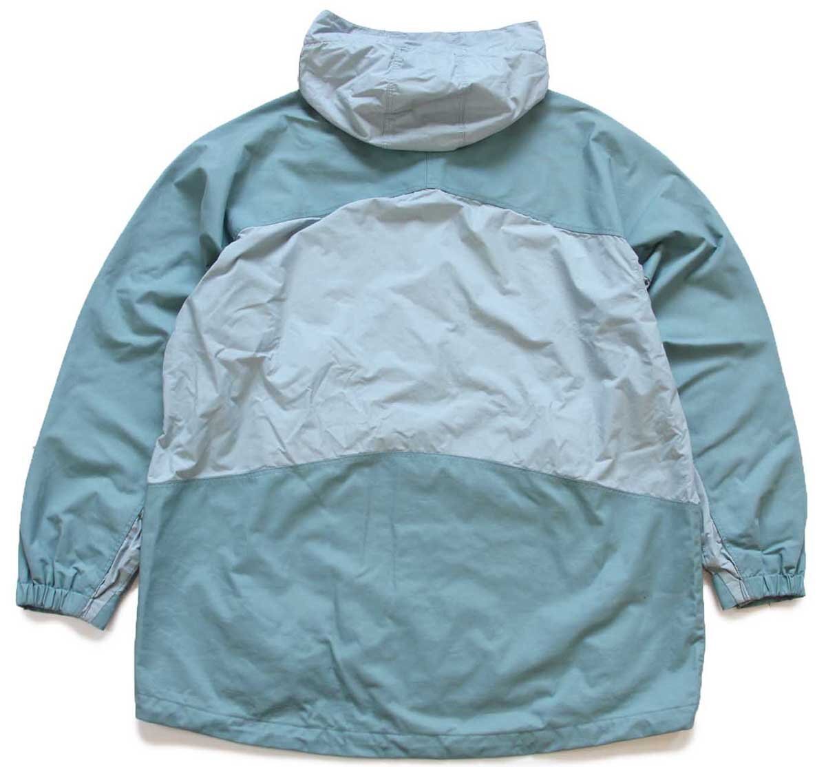 ★90s patagoniaパタゴニア Back Bowl Anorak バックボウル マルチカラー ナイロン アノラックパーカー XL★オールド プルオーバー