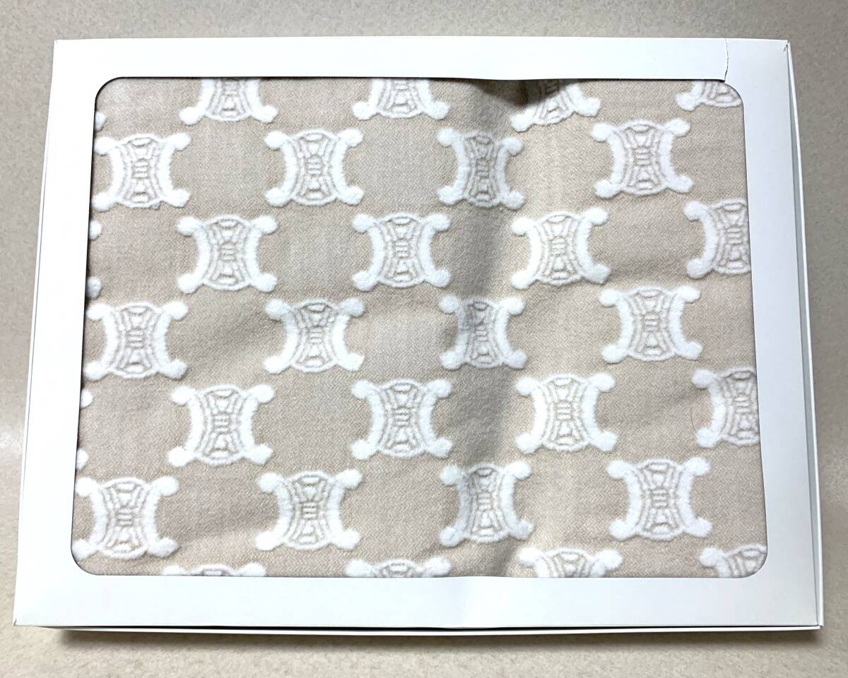 CELINE セリーヌ マカダム柄 綿毛布 シングル 140x200cm 綿100 CELINE セリーヌ マカダム柄 綿毛布 シングル 140x200cm 綿100