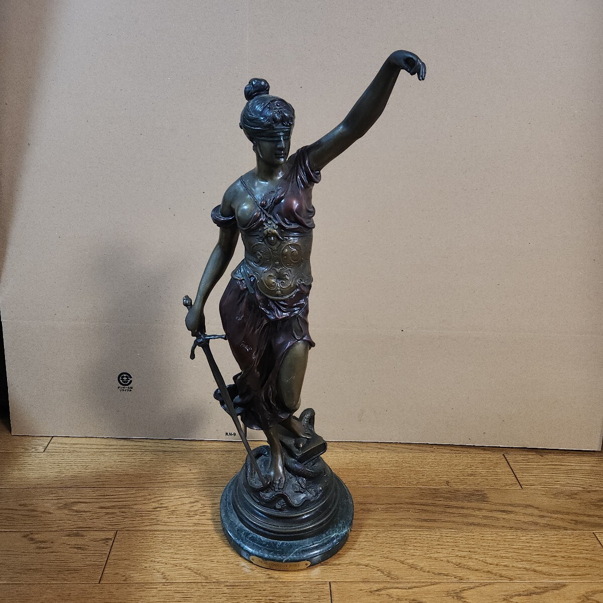 置物 女神 ブロンズ像 GODDESS OF JUSTICE by MAYER 大型女神 置物 女神 ブロンズ像 GODDESS OF JUSTICE by MAYER 大型女神