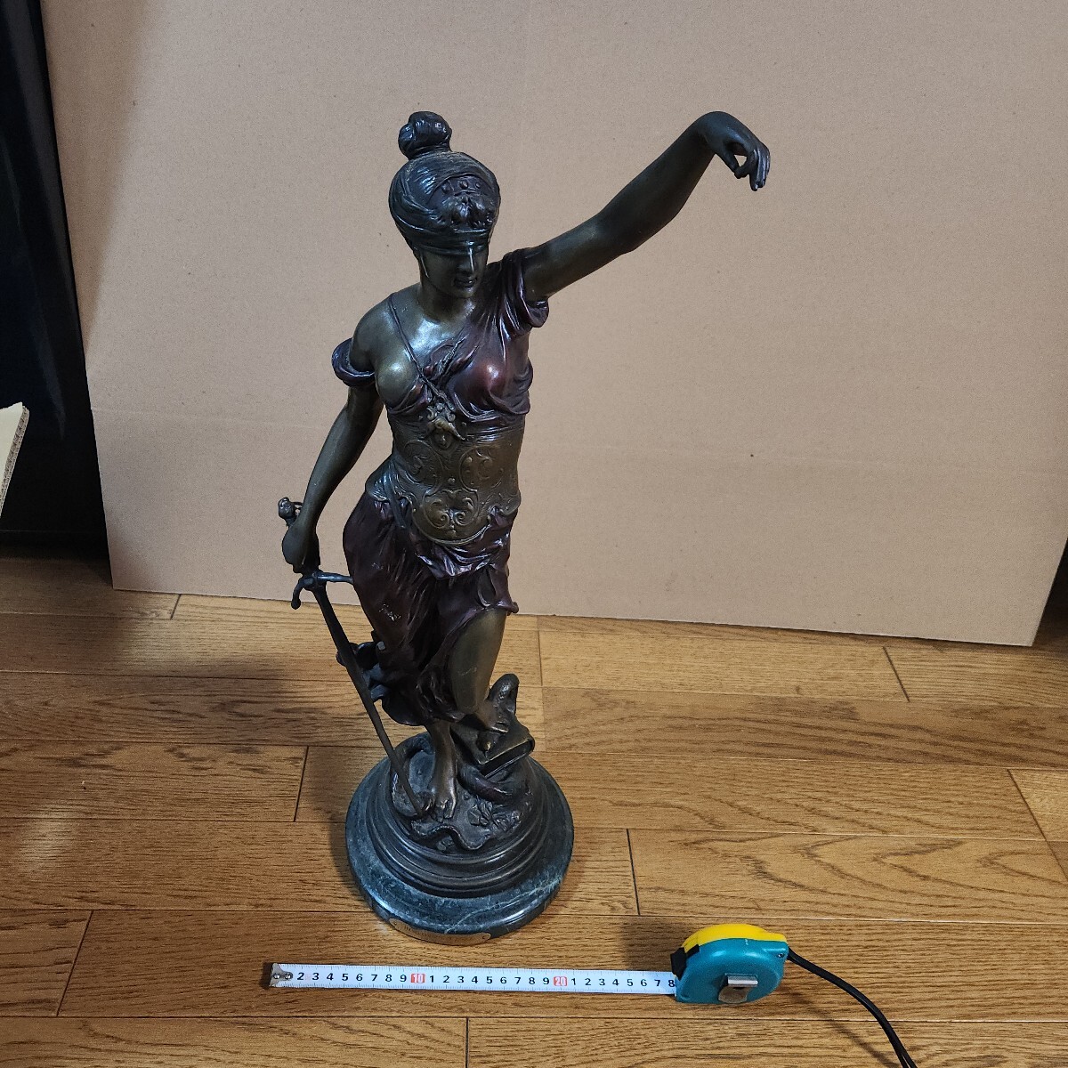 置物 女神 ブロンズ像 GODDESS OF JUSTICE by MAYER 大型女神 置物 女神 ブロンズ像 GODDESS OF JUSTICE by MAYER 大型女神
