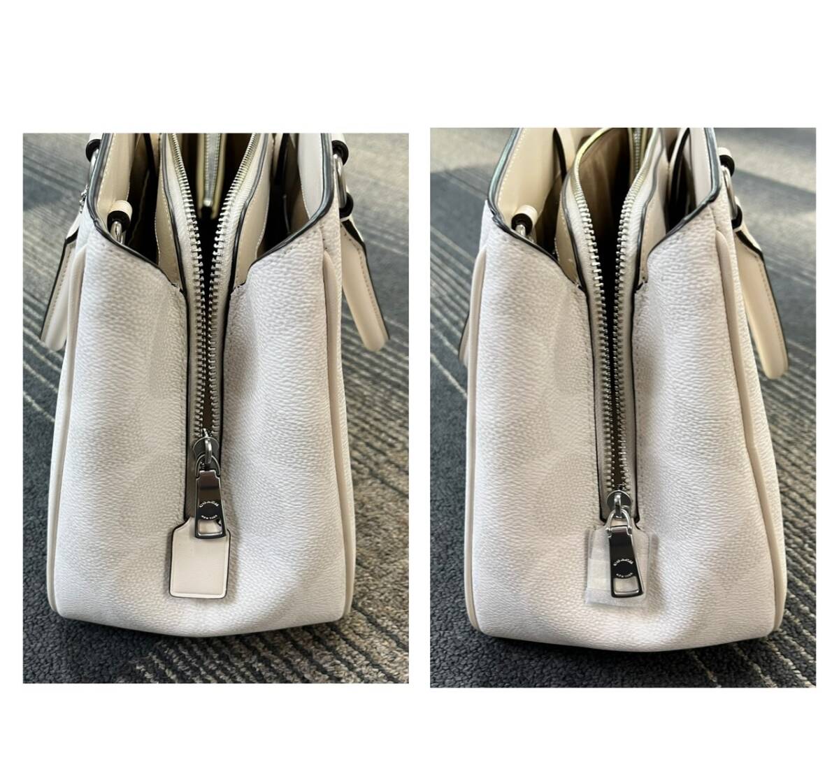 TK0405?】未使用 コーチ COACH 2way バッグ シグネチャー TK0405?】未使用 コーチ COACH 2way バッグ シグネチャー