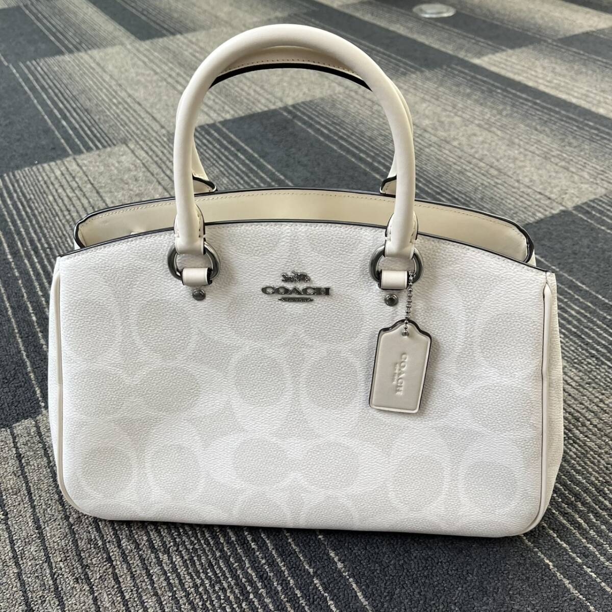TK0405?】未使用 コーチ COACH 2way バッグ シグネチャー TK0405?】未使用 コーチ COACH 2way バッグ シグネチャー