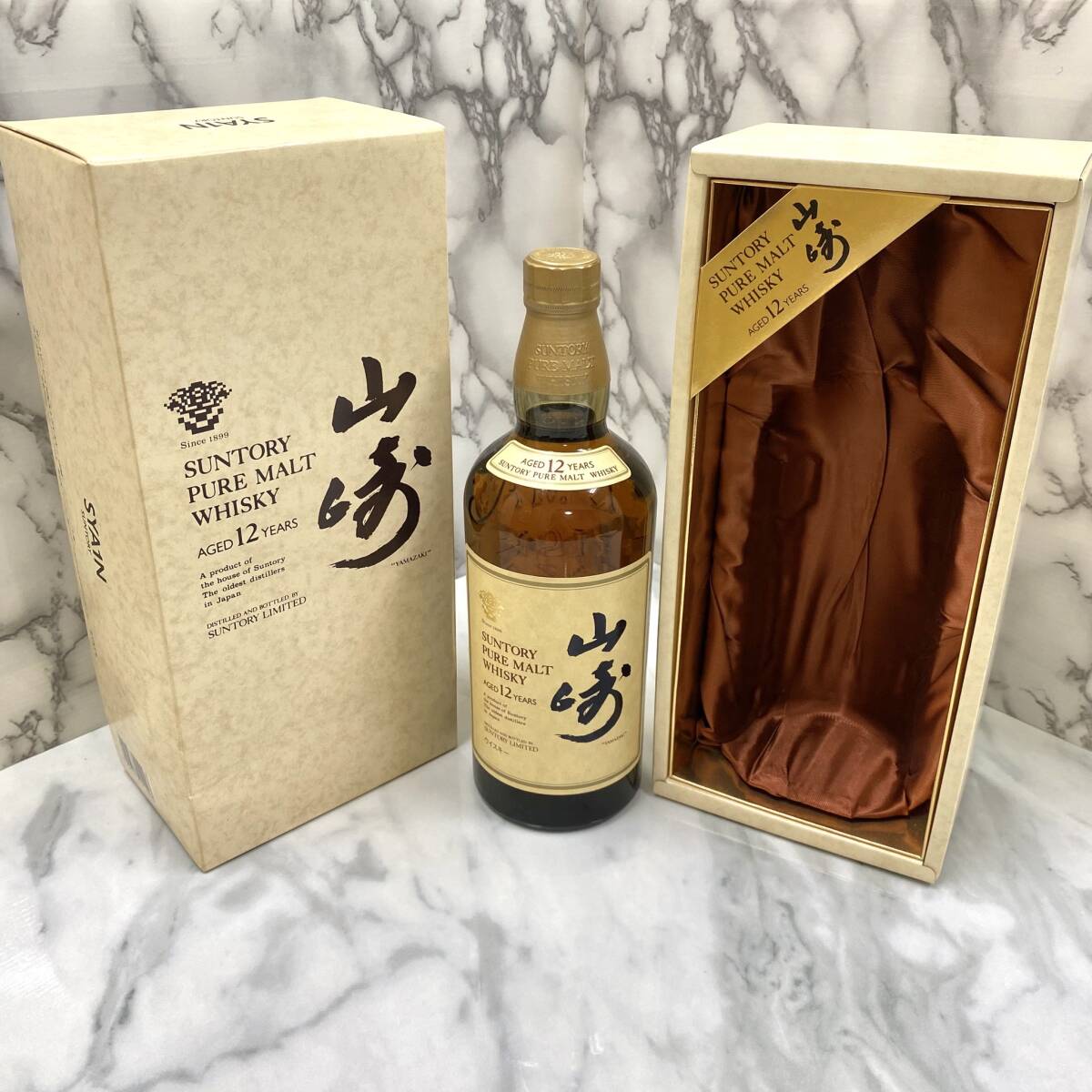 【H0404？】※千葉県内発送限定※２０歳未満の者に対する酒類の販売はしません。未開栓 山崎 12年 ピュアモルト 750ml 43%