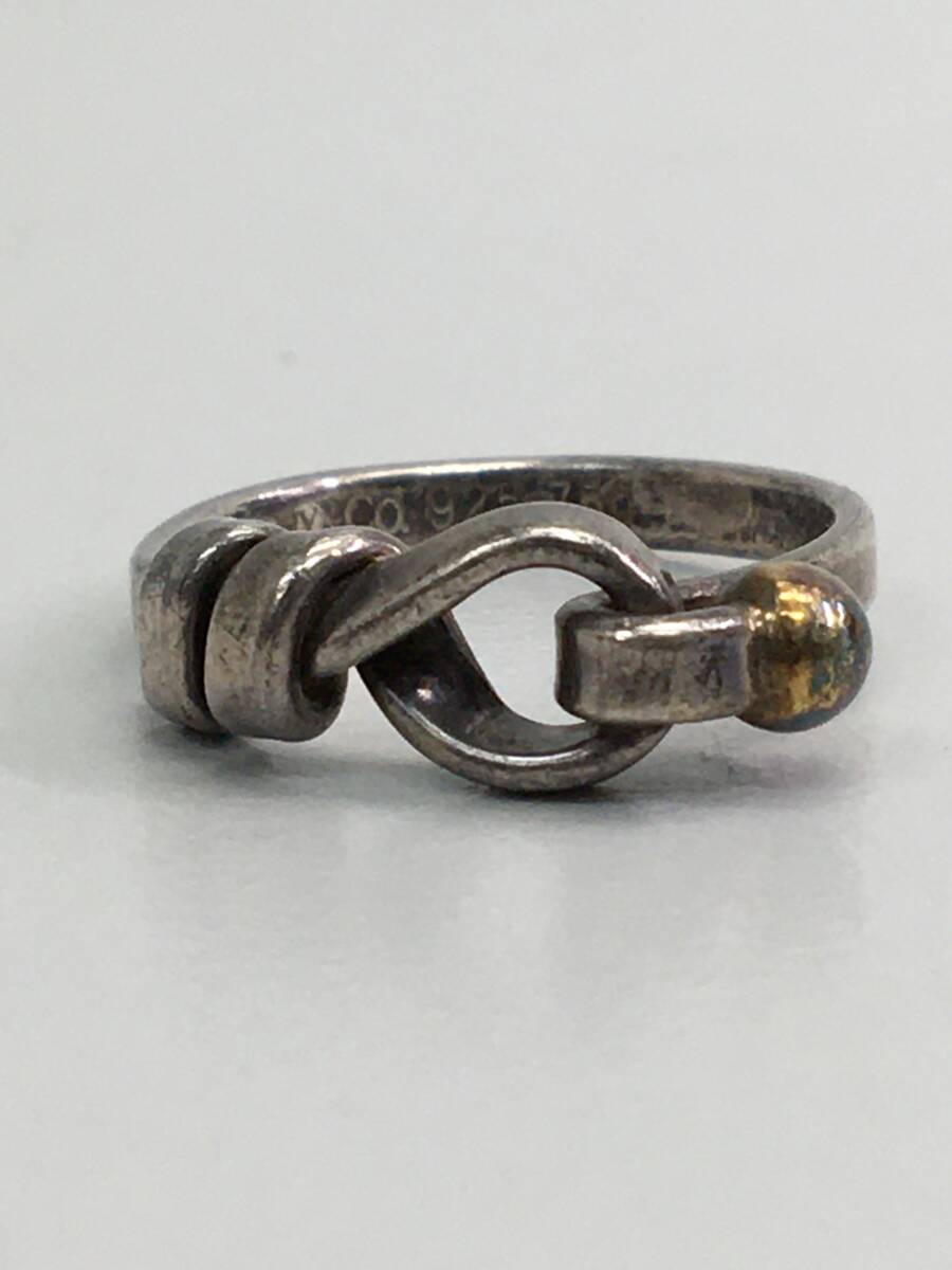 40776 TIFFANY&Co. ティファニー フック&アイ コンビ リング 40776 TIFFANY&Co. ティファニー フック&アイ コンビ リング