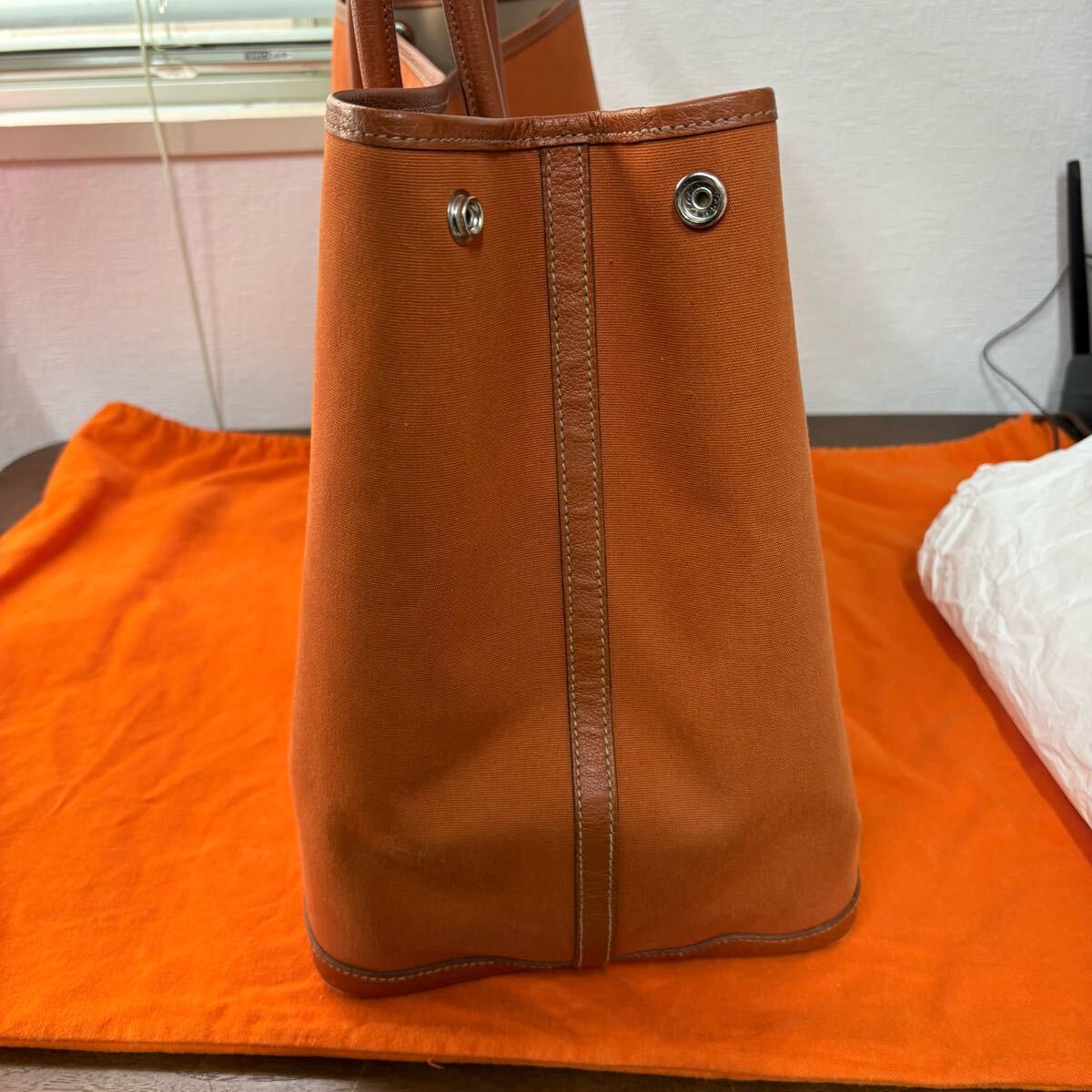 岸170 極美品 1円 HERMES エルメス ガーデンパーティ PM □J 岸170 極美品 1円 HERMES エルメス ガーデンパーティ PM □J