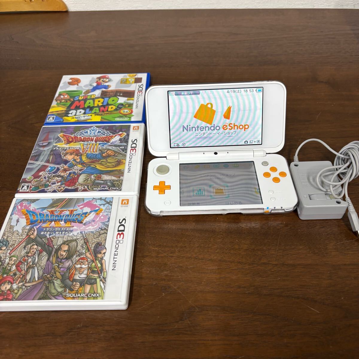 瀧511 Nintendo 2DS LL ホワイト×オレンジ JAN-001 New 瀧511 Nintendo 2DS LL ホワイト×オレンジ JAN-001 New