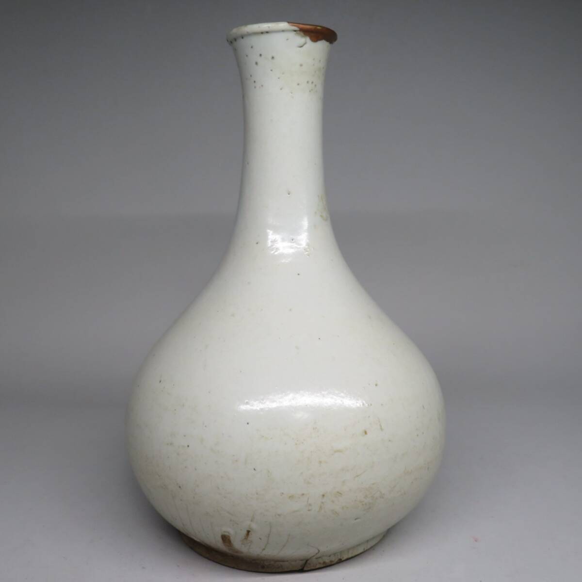 李朝/高麗 特集出品】李朝白磁瓶 朝鮮古陶磁器/李朝時代 朝鮮 李朝/高麗 特集出品】李朝白磁瓶 朝鮮古陶磁器/李朝時代 朝鮮