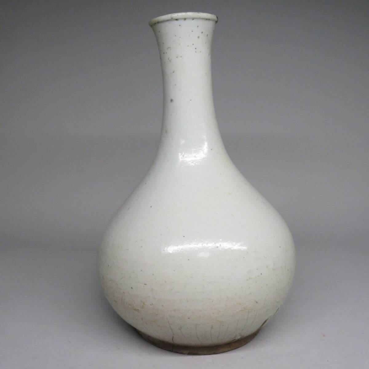 李朝/高麗 特集出品】李朝白磁瓶 朝鮮古陶磁器/李朝時代 朝鮮 李朝/高麗 特集出品】李朝白磁瓶 朝鮮古陶磁器/李朝時代 朝鮮
