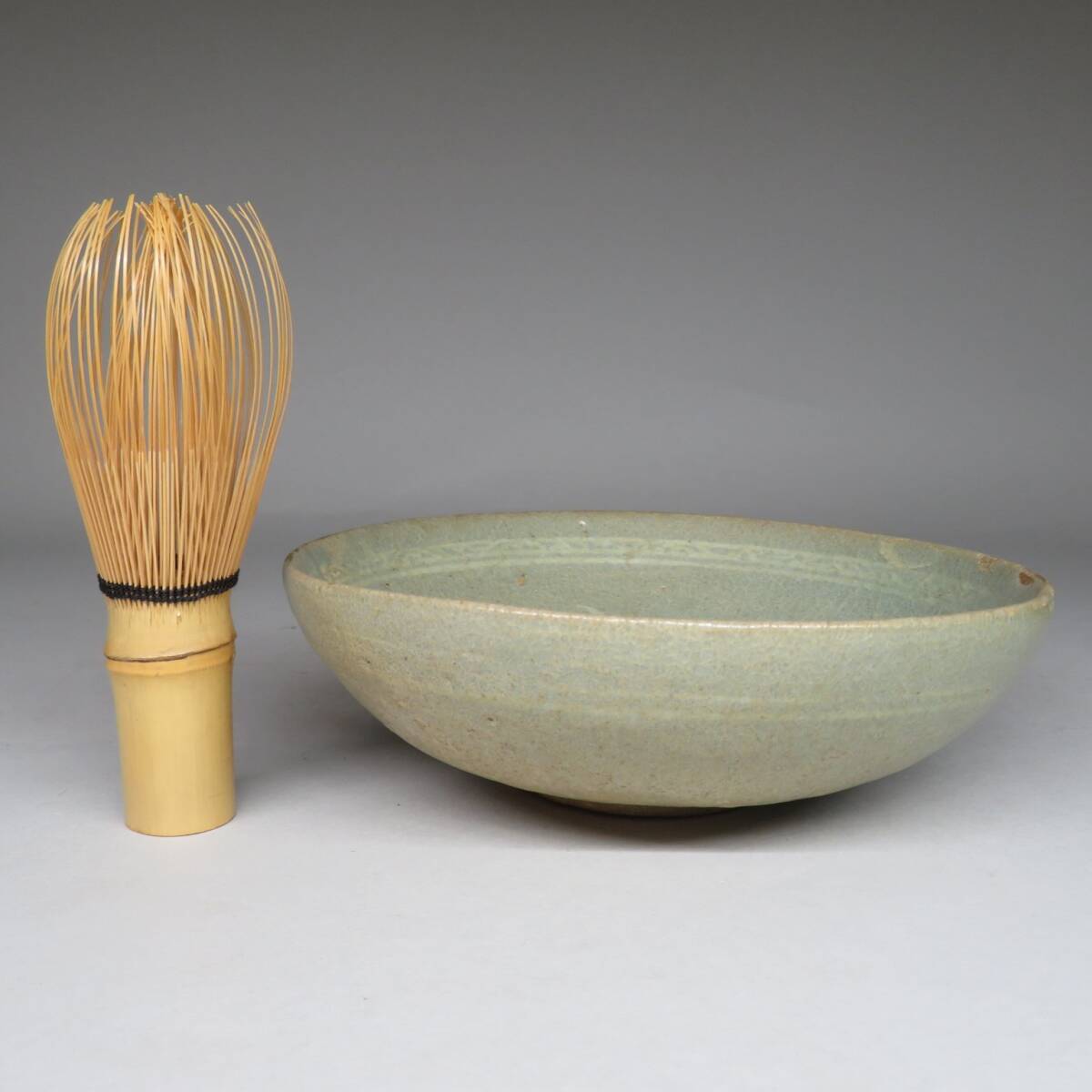 李朝/高麗 特集出品】高麗青磁平茶碗 朝鮮古陶磁器/高麗時代 李朝/高麗 特集出品】高麗青磁平茶碗 朝鮮古陶磁器/高麗時代