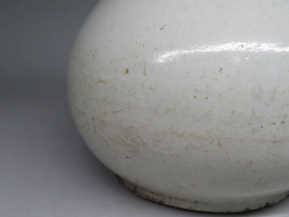 李朝/高麗 特集出品】李朝白磁瓶 朝鮮古陶磁器/李朝時代 朝鮮 李朝/高麗 特集出品】李朝白磁瓶 朝鮮古陶磁器/李朝時代 朝鮮