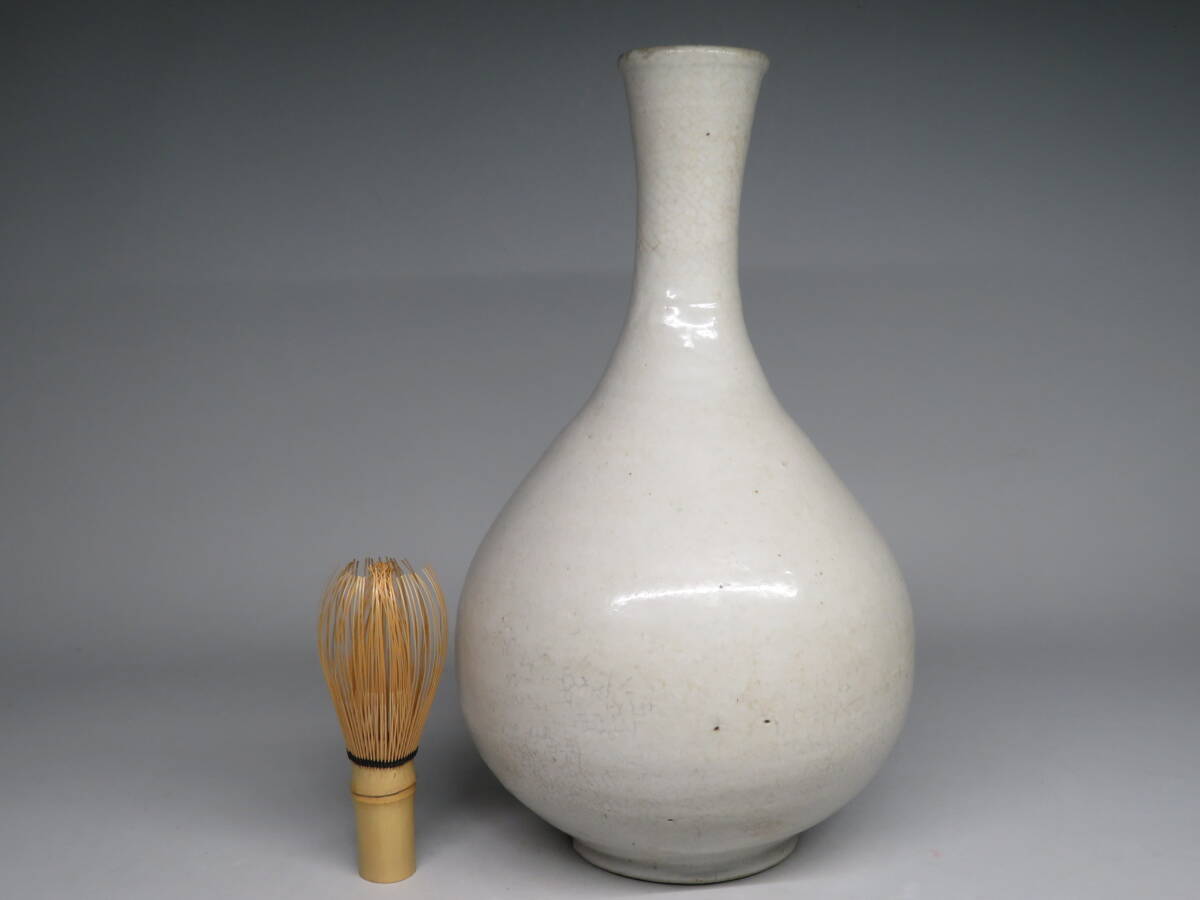 李朝/高麗 特集出品】李朝白磁瓶 朝鮮古陶磁器/李朝時代 朝鮮 李朝/高麗 特集出品】李朝白磁瓶 朝鮮古陶磁器/李朝時代 朝鮮