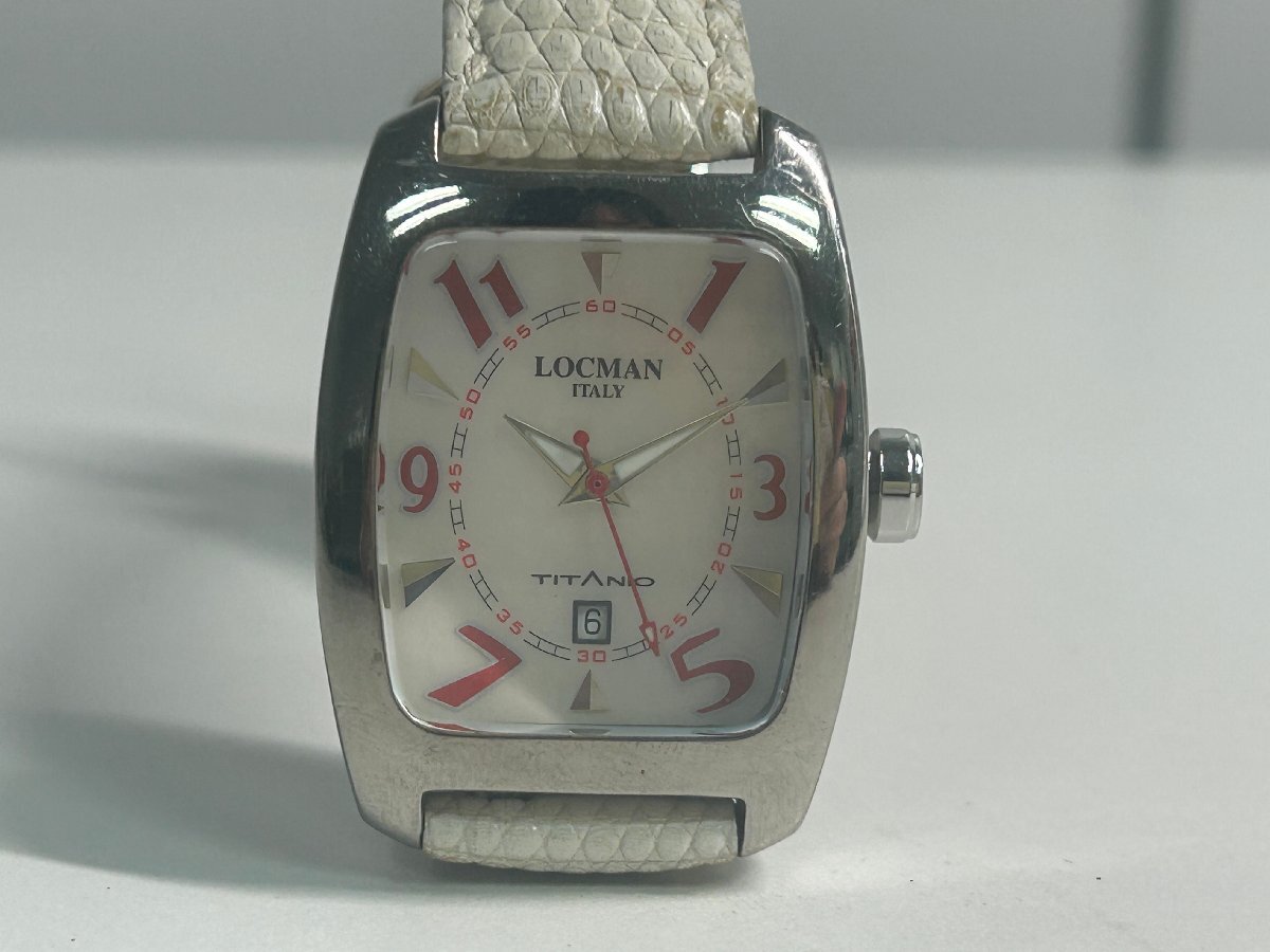LOCMAN ITALY ロックマン 腕時計 デイト チタンケース シェル LOCMAN ITALY ロックマン 腕時計 デイト チタンケース シェル