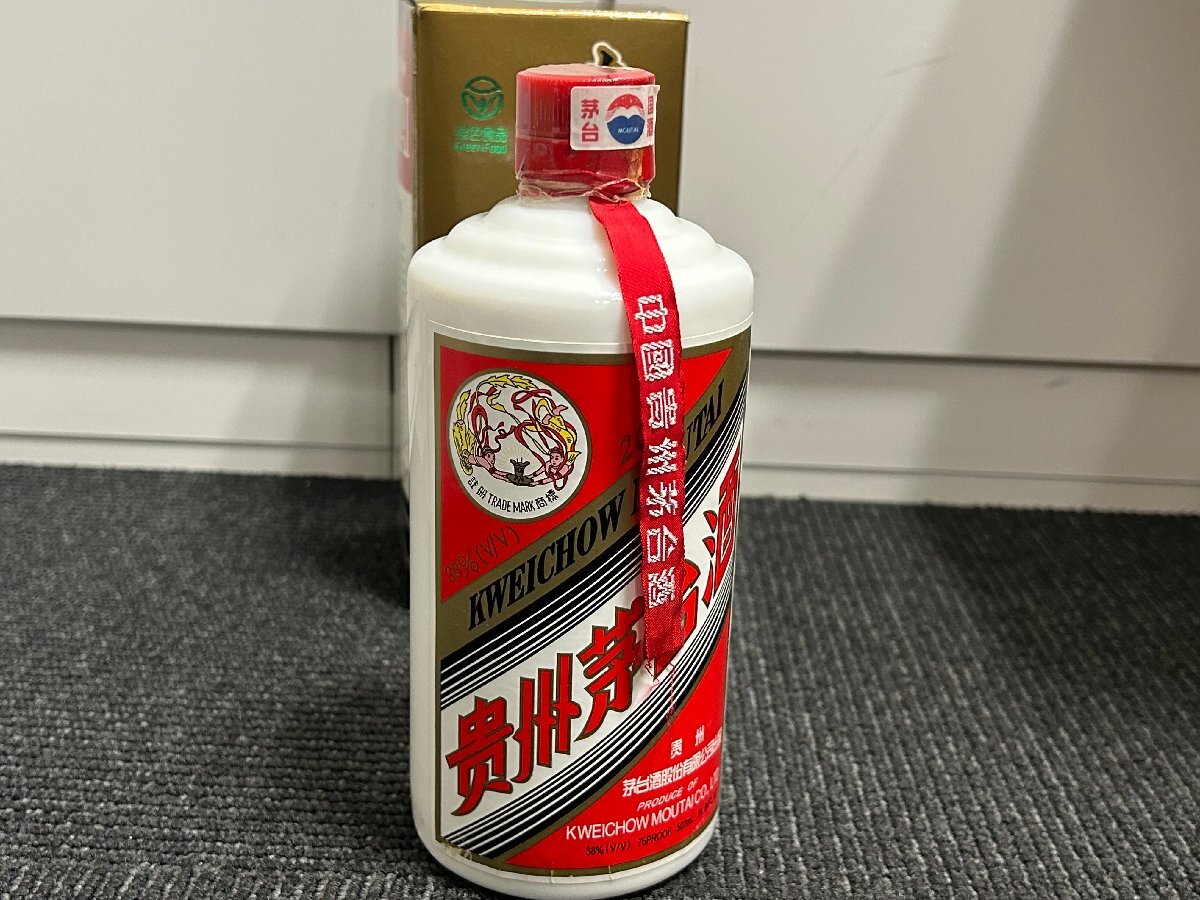 1円】 2001年 貴州茅台酒 マオタイ 天女ラベル 500ml 38% 864g 1円】 2001年 貴州茅台酒 マオタイ 天女ラベル 500ml 38% 864g