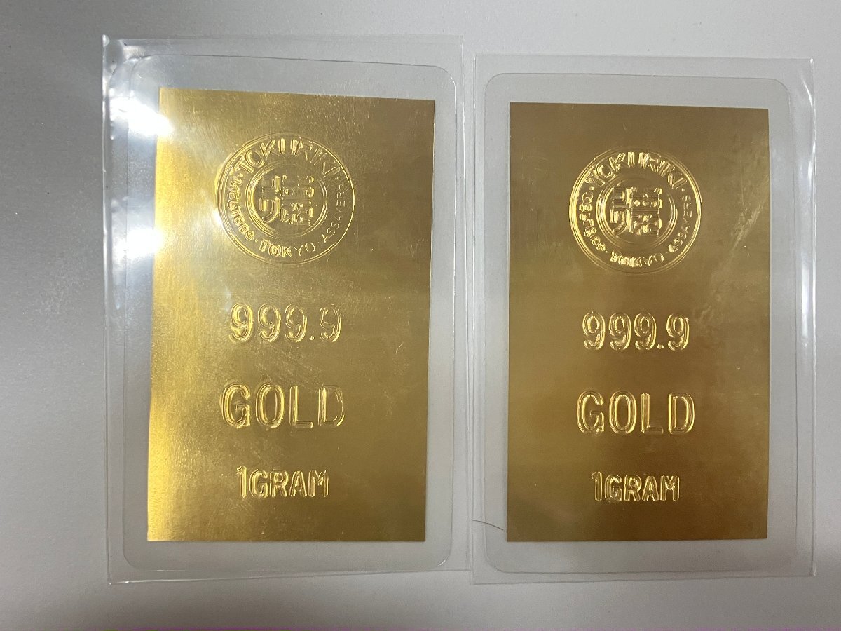 1円】 gold 純金 カード 徳力 TOKURIKI 1g 2枚セット カード 1円】 gold 純金 カード 徳力 TOKURIKI 1g 2枚セット カード