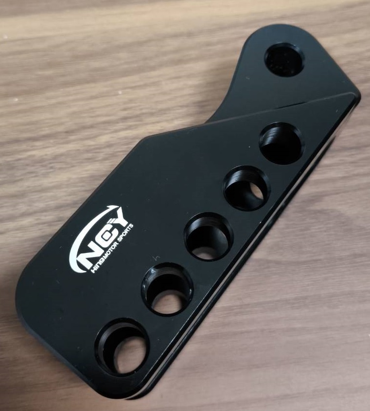 黒5x1 NCY ロンホイ ロングホイール ブラケット アルミ削り出し 黒5x1 NCY ロンホイ ロングホイール ブラケット アルミ削り出し