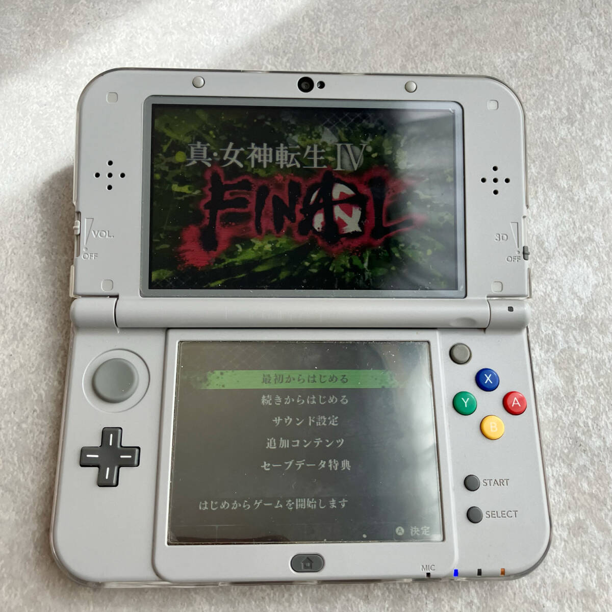 3DS】 真・女神転生IV FINAL 動作確認済み メガテン4 アトラス 3DS】 真・女神転生IV FINAL 動作確認済み メガテン4 アトラス
