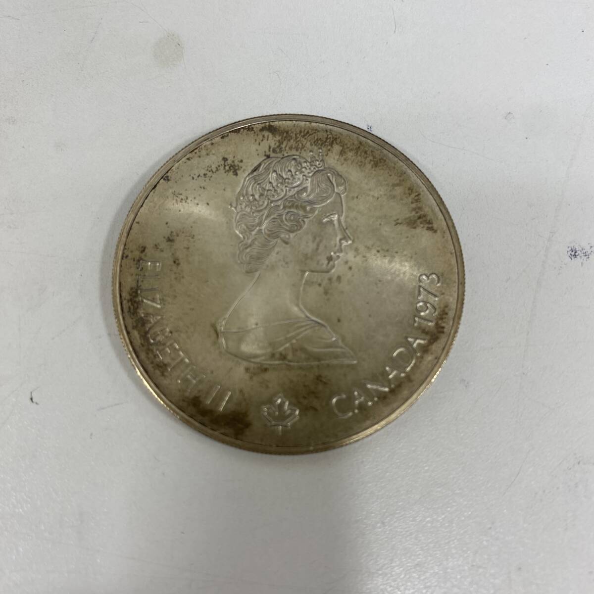 13920 1973年 カナダ銀貨 モントリオールオリンピック 5ドル 13920 1973年 カナダ銀貨 モントリオールオリンピック 5ドル
