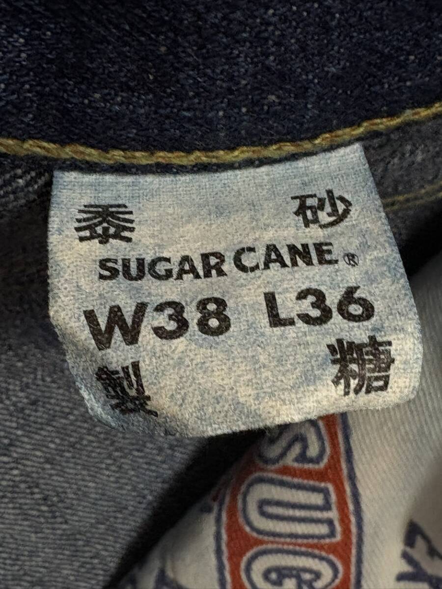 ※東洋エンタープライズ SUGAR CANE シュガーケーン SC40401 セルビッチ デニムパンツ 濃紺 大きいサイズ 38 　　　 BJBE.D