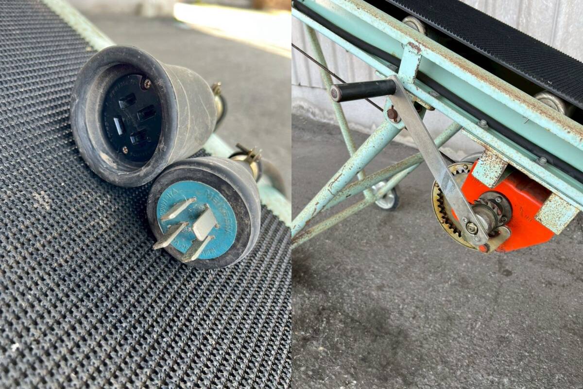 ☆福岡☆ オガワ機工 ベルトコンベア 型式不明 ベルト幅350㎜ 長 ☆福岡☆ オガワ機工 ベルトコンベア 型式不明 ベルト幅350㎜ 長
