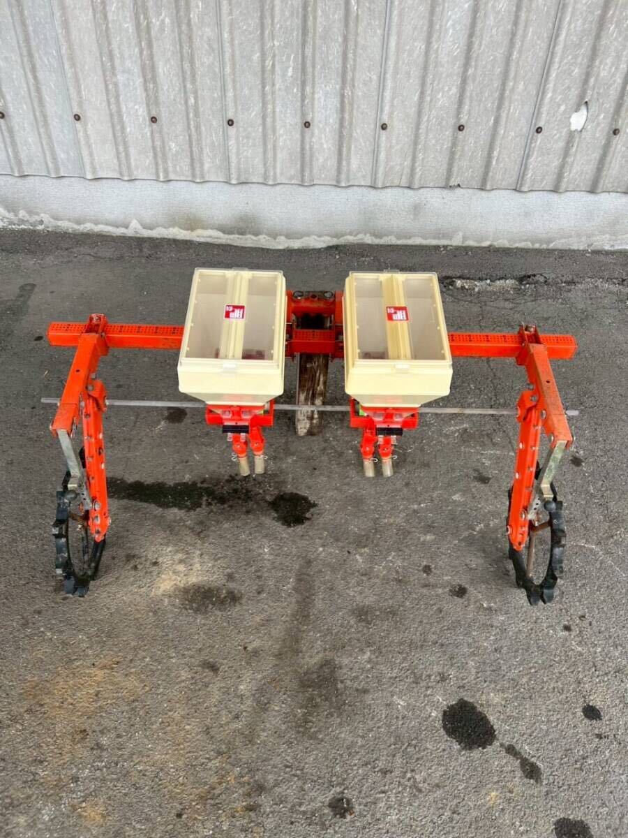 ☆福岡☆ サン機工 さばける号 施肥播種機 型式不明 2連(農業 ☆福岡☆ サン機工 さばける号 施肥播種機 型式不明 2連(農業