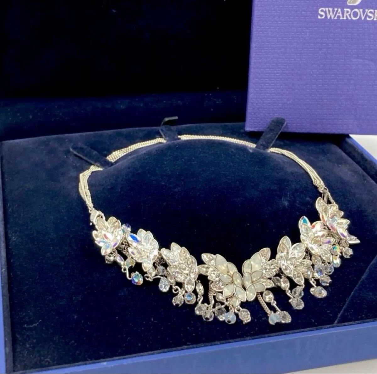1円□未使用□スワロフスキー 豪華ネックレス SWAROVSKI 蝶 1円□未使用□スワロフスキー 豪華ネックレス SWAROVSKI 蝶