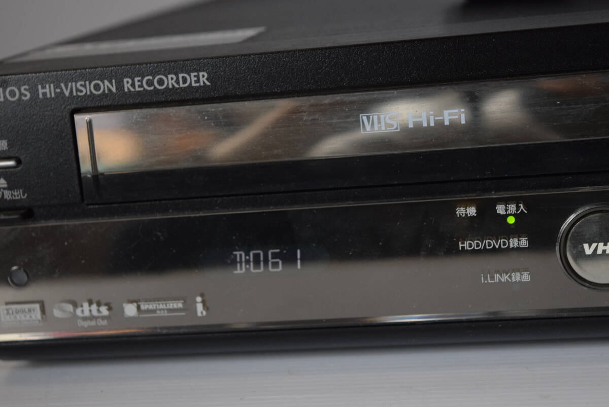 M 通電確認済 SHARP DV-ACV52 HDD搭載ビデオ一体型DVDレコーダー M 通電確認済 SHARP DV-ACV52 HDD搭載ビデオ一体型DVDレコーダー