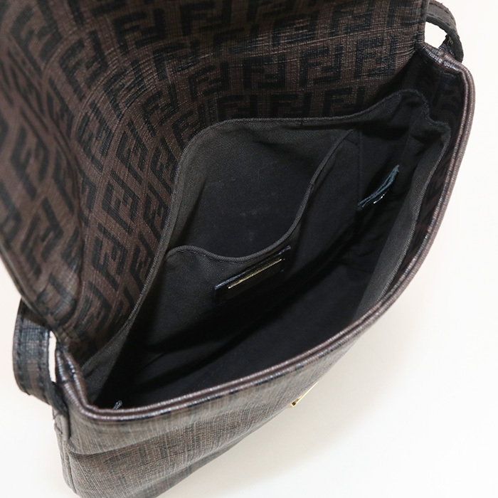 中古良品 FENDI フェンディ ショルダーバッグ 8BT075 ショルダーバッグ ズッキーノ レディース ブラウン