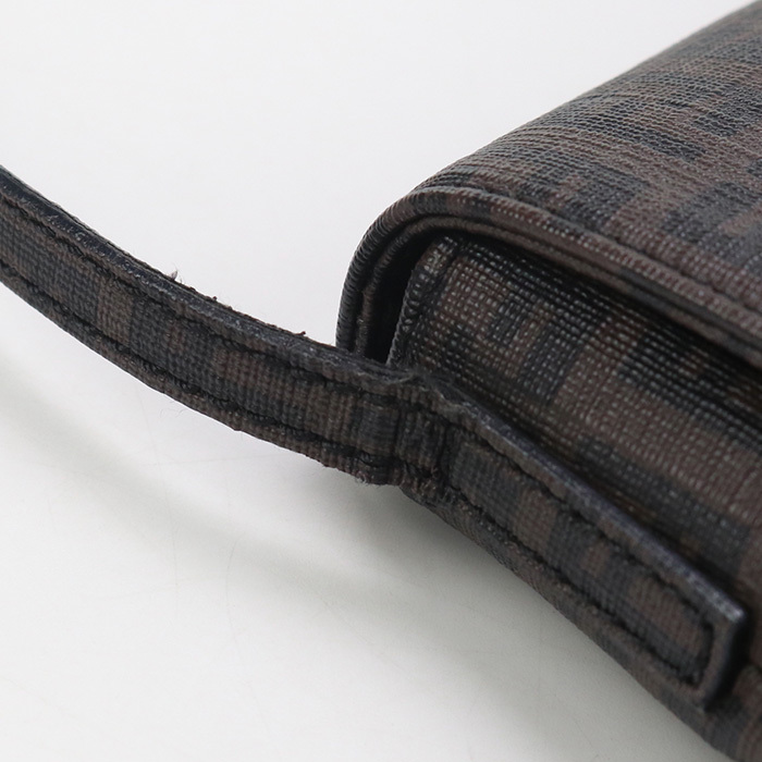 中古良品 FENDI フェンディ ショルダーバッグ 8BT075 ショルダーバッグ ズッキーノ レディース ブラウン