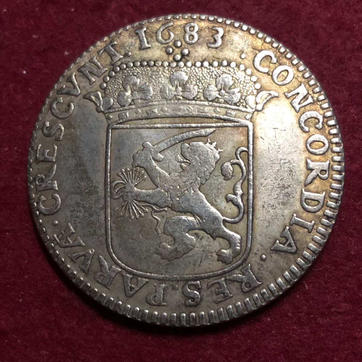 銀貨 1683年 ダカット銀貨 ネーデルラント連邦共和国(オランダ 銀貨 1683年 ダカット銀貨 ネーデルラント連邦共和国(オランダ