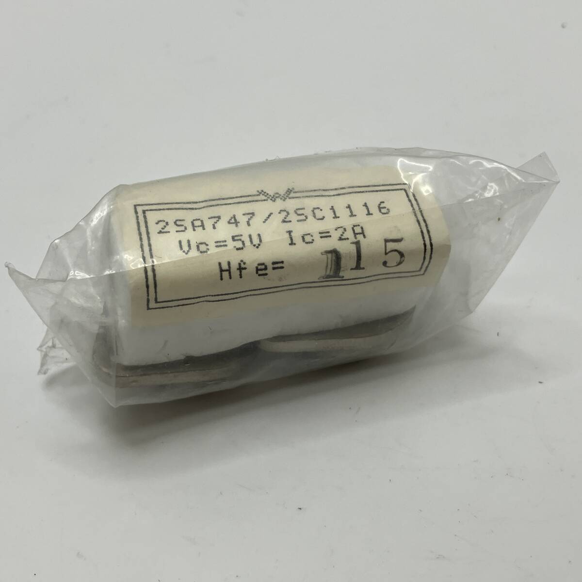 (志)【未開封】SANKEN/サンケン トランジスタ 2SA747 2SC1116 ペア 計(jì)2個(gè) 測定品 部品 パーツ(検)真空管アンプ オーディオ機(jī)器(I)0412EE