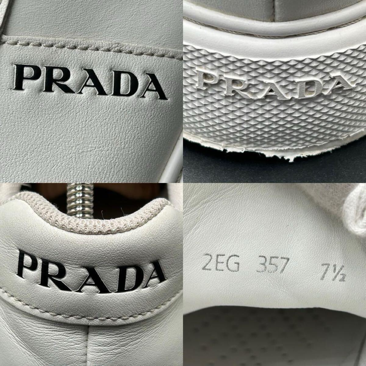 1円 【美品】 PRADA プラダ 【圧倒的存在感】 メンズ サイドロゴ 1円 【美品】 PRADA プラダ 【圧倒的存在感】 メンズ サイドロゴ