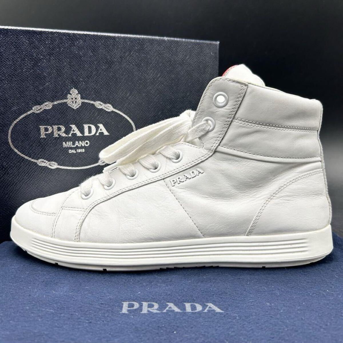 1円 【美品】 PRADA プラダ 【圧倒的存在感】 メンズ サイド 1円 【美品】 PRADA プラダ 【圧倒的存在感】 メンズ サイド