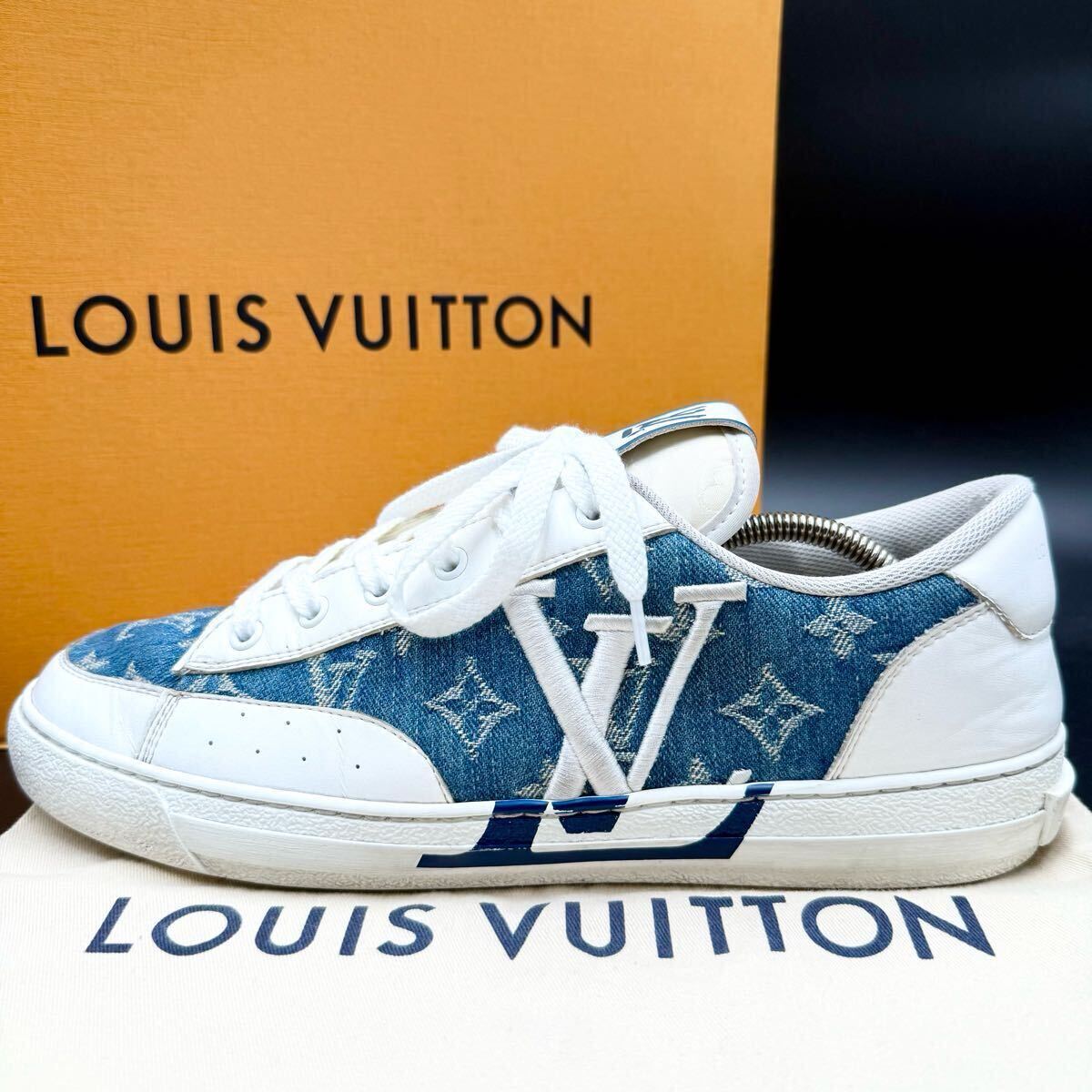 美品✨ ルイヴィトン チャーリーライン モノグラム　デニム メンズ 27cm相当 楽天市場】LOUIS VUITTON(ルイヴィトン) サイズ:9 1/2